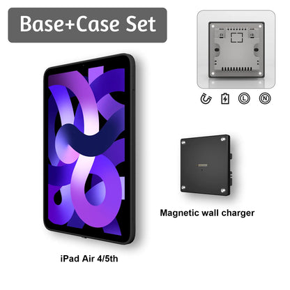 Magnetic Wall Mount with Charging Case ipad air4 air5 10.9Inch ipad Wall Station Wireless Charging Tablet  Stand emonita - Zilvex