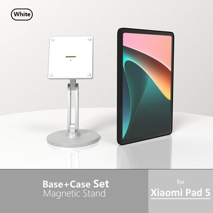 18W fast charging magnetic tablet desktop stand for the full range of Xiaomi Pad,adjustable metal stand with 360° rotation Zilvex Xiaomi Pad 5