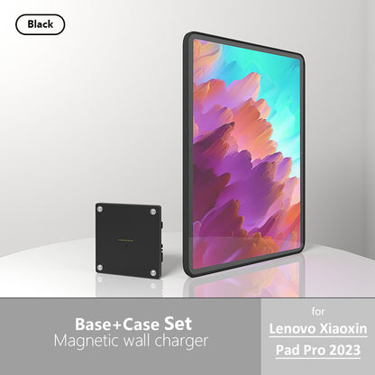 Tablet holder for Lenovo P12 Tablet  12.7 Inch wall charging station smart home  Magnetic wireless charging ipad holder