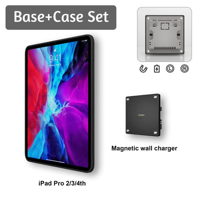 Magnetic Wall Mount with Charging Case 18W Fast Charging Magnetic Wireless Aluminum Rotatable Design for ipad Pro 11 Inch stand - Zilvex