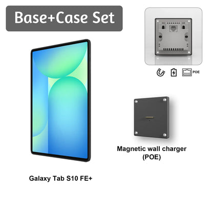 POE Tablet holder for Samsung Galaxy Tab S10 FE Plus 13.1Inch full range wall charging station Wall mounted charging Smart - Zilvex