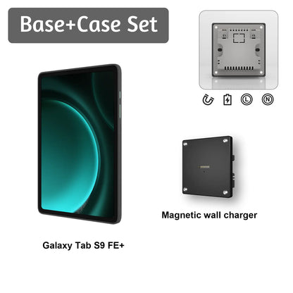 Zilvex Magnetic Wall Mount for Samsung Galaxy Tab, Upgraded 18W Fast Charging Powerful Magnetic 360 Degree Rotating Wall Mount - Zilvex