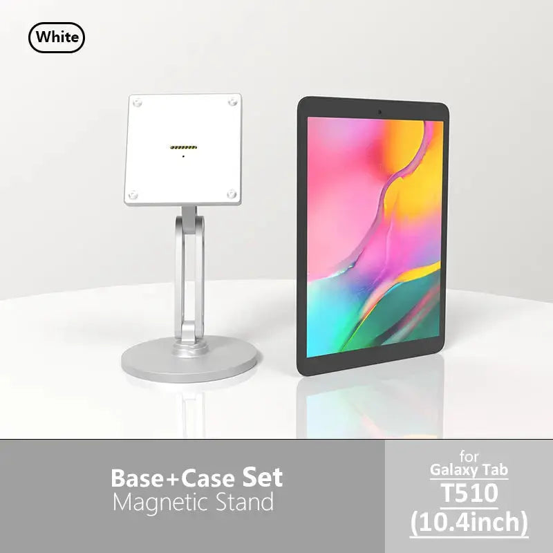 Tablet Holder with Magnetic Charging Case for Samsung Galaxy Tab, 15-18W Fast Charger and Multi-Angle Adjustment Zilvex CHINA Galaxy Tab T510 10.4
