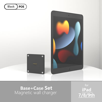 POE Magnetic Wall Mount with Charging Case Holder Support iPad stand Case for iPad mini 6th Gen/iPad Pro 11 12.9 Power emonita Zilvex ipad 7th 8th 9th