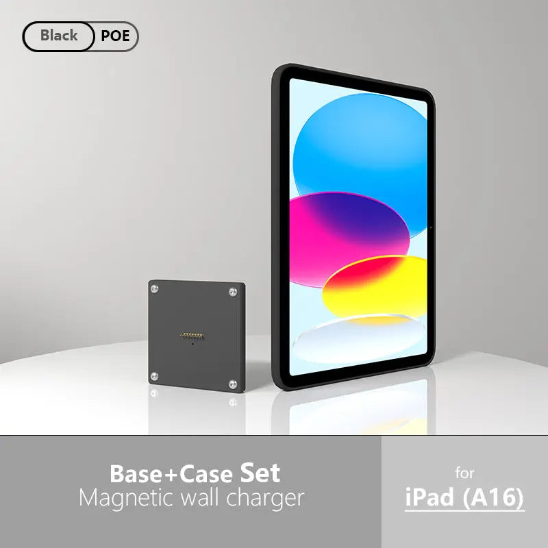 POE Magnetic Wall Mount with Charging Case Holder Support iPad stand Case for iPad mini 6th Gen/iPad Pro 11 12.9 Power emonita Zilvex ipad 10th