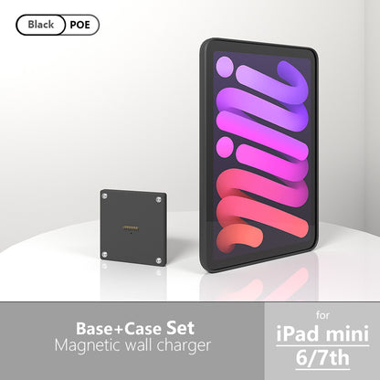 POE Magnetic Wall Mount with Charging Case Holder Support iPad stand Case for iPad mini 6th Gen/iPad Pro 11 12.9 Power emonita Zilvex ipad mini6