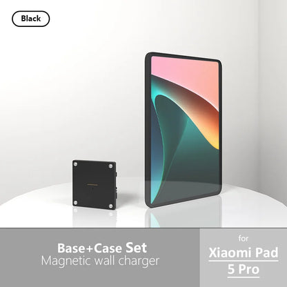 Magnetic Wall Mount with Charging Case for xiaomi pad 5 Upgraded 18W Quick Charge Strong Magnets  in-Wall emonita