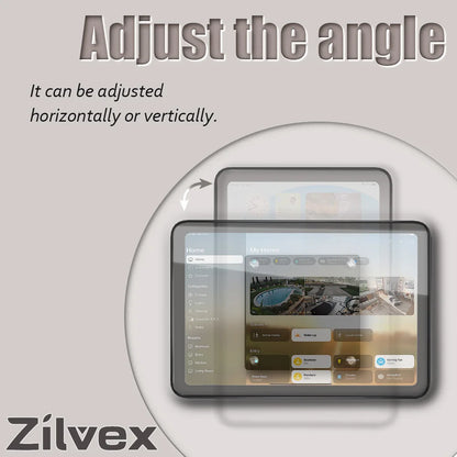 Zilvex iPad Air 2024 M2 13-cola Mura Stacio Mura Monto Potenco Sendrata Ŝarga Tablojdo Stando iPad Air M2 Kongrua 